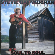 * LP *  STEVIE RAY VAUGHAN & DOUBLE TROUBLE - SOUL TO SOUL (Europe 1985 EX!!) - Blues