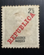 Lourenço Marquès 1911  King Carlos I-1911 Previosly Issued Stamps Overprinted "REPUBLICA" In Red  2½ R Non Oblitéré - Lourenco Marques