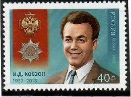 Russia 2022 . I. Kobzon (Singer ) . 1v. - Nuevos