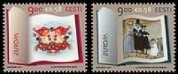 Estonia Estland 2010 Europa CEPT Children Books Set Of 2 Stamps Mint - 2010