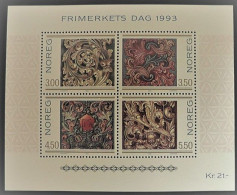 Norvège Noorwegen Norway 1993 Yvertn° Bloc 20 *** MNH Neuf Cote 9 € Journée Du Timbre - Blocks & Kleinbögen