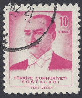 TURCHIA 1961 - Yvert 1594° - Ataturk | - Usati
