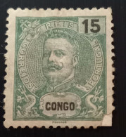 CONGO PORTUGAIS 1903 King Carlos I Of Portugal 15 R  Non Oblitéré - Congo Portoghese