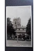 BOWNESS ON WINDERMERE ST MARTINS CHURCH OLD R/P POSTCARD CUMBRIA - Windermere