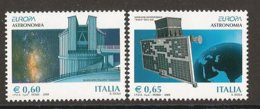 ITALIA / ITALY /ITALIEN / ITALE- EUROPA 2009 - TEMA "ASTRONOMIA" - SET Of 2 Stamps PERFORATED - 2009