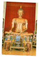 Thailande -- 1977--The Golden Buddha Of Sukhothai In Wat Traimit Withayaram Worawiharn  --Bangkok ...beau Timbre..cachet - Thaïlande