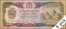 DWN - AFGHANISTAN P.61c2 - 1000 1.000 Afghanis SH 1370 (1991) UNC Various Prefixes DEALERS LOT X 5 - Afghanistan