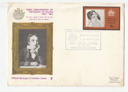 1971 Camden Library GB POSTAL STRIKE COVER 5p KEATS EMERGENCY DELIVERY SERVICE Label Great Britain - Erinnophilie