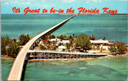 Florida Keys Seven Mile Bridge Over Pigeon Key 1972 - Key West & The Keys