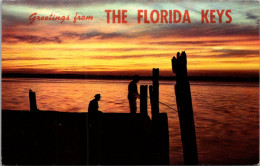 Florida Keys Fishing At Sunset 1969 - Key West & The Keys