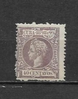 LOTE 2173 C  /// (C050)  CUBA 1898  EDIFIL Nº: 169 *MH  ¡¡¡ LIQUIDACION - LIQUIDATION - JE LIQUIDE !!! - Kuba (1874-1898)