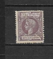 LOTE 2173 C  /// (C050)  CUBA 1898  EDIFIL Nº: 169 *MH  ¡¡¡ LIQUIDACION - LIQUIDATION - JE LIQUIDE !!! - Kuba (1874-1898)