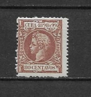 LOTE 2173 C  /// (C050)  CUBA 1898  EDIFIL Nº: 171 *MH COTE: 21€ ¡¡¡ LIQUIDACION - LIQUIDATION - JE LIQUIDE !!! - Cuba (1874-1898)