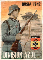 K-511-GERMAN EMPIRE-SPAIN.MILITARY NAZI PROPAGANDA German-Spanish RATION COUPONS DIVISION AZUL.1942.WWII.DEUTSCHES REICH - 1939-45