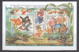 Czech Rep. 2003 - Aquarium Fishes, Mi-Nr. Block 19, MNH** - Ungebraucht