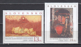 Slovakia 1999 - Paintings, Mi-Nr. 352/53, MNH** - Nuevos