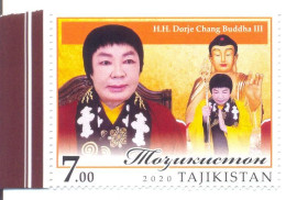 2020. Tajikistan, Budda III, 1v Mint/** - Tadschikistan