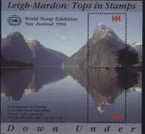 NEW ZEALAND 1990 WORLD STAMP EXHIBITION NEW ZEALAND 1990 SHEET MNH - Blokken & Velletjes