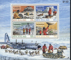 NEW ZEALAND 1984 ANTARCTIC RESEARCH SHEET MNH - Blocks & Sheetlets