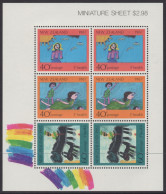 NEW ZEALAND 1987 HEALTH KITE / SWIMMING / HORSE   SHEET MNH - Blocks & Kleinbögen