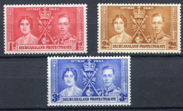 BECHUANALAND < Yv. N° 62 à 64 * Neuf Ch - MH * - COURONNEMENT GEORGES VI - 1885-1895 Kronenkolonie