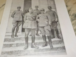 PHOTO LE GENERAL FOCH ET GENERAL DIAZ 1918 - 1914-18