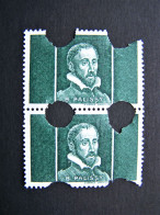 BERNARD PALISSY N° Pa45 (*) NEUF SANS GOMME PERFORATION DES REBUTS VIGNETTE EXPERIMENTALE Pa 45 - Proefdrukken, , Niet-uitgegeven, Experimentele Vignetten