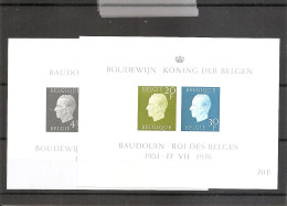 Belgique - Roi Baudouin  ( BF 50/51 Non Dentelés - Cote COB: 110 Euros) ) - 1961-1980