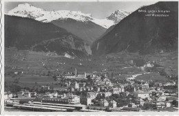 Brig Gegen Simplon Und Wasenhorn 1937 Selten - Simplon