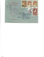 Romania - Letter Circulated In 1958 To Bicaz  From Calarasi - Centenary Of The Romanian Postage Stamp - Brieven En Documenten