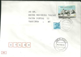 BRAZIL  COVER 1990 UBERLANDIA MAURO VALIAS - HANSEN H27 - Brieven En Documenten