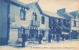 St Brévin Les Pins * La Route De Mindin * Façade De L'hôtel De L'océan , Café Restaurant - Saint-Brevin-les-Pins