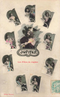 Jupiter - Les Filles De Jupiter - Colorisé - Mythes Et Légendes - Muses - Carte Postale Ancienne - Fairy Tales, Popular Stories & Legends
