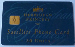 UK - Great Britain / Scotland - Chip - Satellite - Hebridean Princess - 30 Units - Used - Sonstige & Ohne Zuordnung