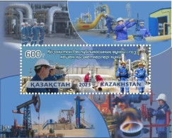 Kazakhstan 2023. Day Of Oil And Gas Industry Workers. Block. NEW!!! - Usines & Industries