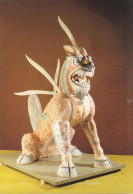 China - Clay Tomb-guarding Beast Sculpture, From Turpan, Tan Dynasty, Xinjiang Museum, Urumqi - Lions
