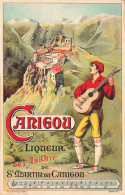 Publicité - Canigou - Liqueur De L'abbaye De Saint Martin Du Canigou - Musicien - Carte Postale Ancienne - Publicité