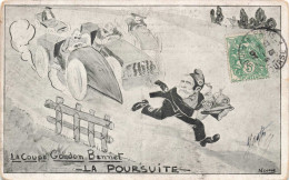 Course Automobile - La Coupe Gordon Bennet - La Poursuite - Humour - Nemo ?  - Carte Postale Ancienne - Altri & Non Classificati