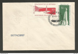 Allemagne DDR - Ersttagbrief 25/4/1957 - Ravensbruck Monulent Souvenir National - Covers & Documents