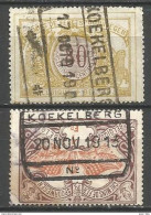 Belgique - Chemin De Fer - TR39 TR41 - Obl. KOEKELBERG - Andere & Zonder Classificatie