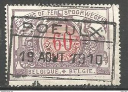 Belgique - Chemin De Fer - TR37  Obl. ROEULX - Andere & Zonder Classificatie