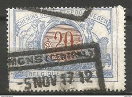 Belgique - Chemin De Fer - TR30   Obl. MONS (CENTRAL) - Other & Unclassified