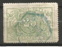 Belgique - Chemin De Fer - TR10   Obl. YPRES En Bleu - Usados