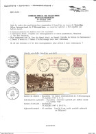 Aérophilatélie - Courrier Spécial Par Ballon Monté - Bruxelles-Oeudeghien - 14/7/1947 - 6 Scan - Andere & Zonder Classificatie