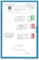 France - Flammes - Thème Aviation - Clermont Ferrand Auvergne / Aulnart - Centre De La France / De L'Europe - Mechanical Postmarks (Advertisement)