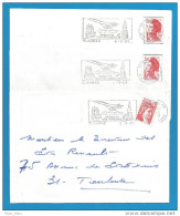 France - Flammes - Thème Aviation - Blagnac Aéroport Midi-Pyrénées - Concorde - Tour De Contrôle - Toulouse - Mechanical Postmarks (Advertisement)