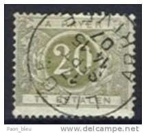 Belgique - Timbres-Taxe N°TX6 Obl. LIEGE ARRIVEE - Francobolli