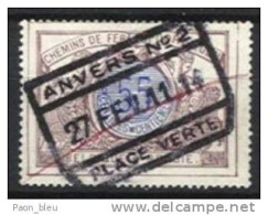 Belgique - Chemin De Fer N°TR36 Obl. ANVERS N°2 PLACE VERTE - Other & Unclassified