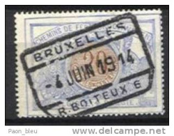 Belgique - Chemin De Fer N°TR30 Obl. BRUXELLES R.BOITEUX 6 - Andere & Zonder Classificatie