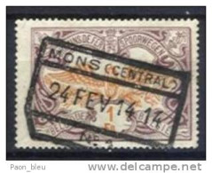 Belgique - Chemin De Fer N°TR41 Obl. MONS(CENTRAL) - Other & Unclassified